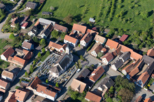 Forstheim in the state Bas-Rhin, France out of the air