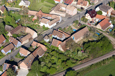 Drone image of Uttenhoffen in the state Bas-Rhin, France