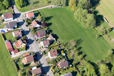 Oblique view of Uttenhoffen in the state Bas-Rhin, France