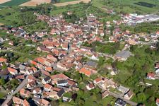 Village view in Mietesheim in the state Bas-Rhin, France