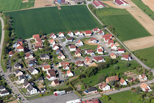 Uhrwiller in the state Bas-Rhin, France from above