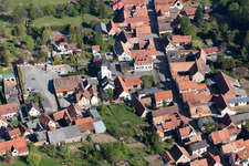 Oblique view of Bischholtz in the state Bas-Rhin, France