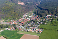Offwiller in the state Bas-Rhin, France out of the air