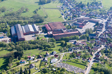 Oblique view of Zinswiller in the state Bas-Rhin, France