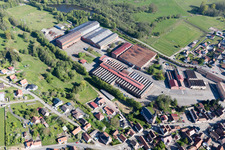 Zinswiller in the state Bas-Rhin, France from above