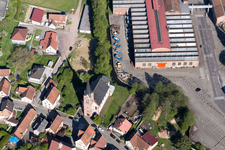Zinswiller in the state Bas-Rhin, France from the plane