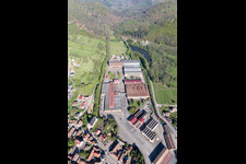 Drone recording of Zinswiller in the state Bas-Rhin, France