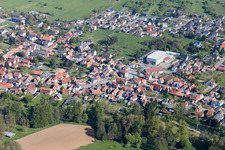Uttenhoffen in the state Bas-Rhin, France seen from above