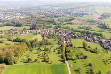 Drone recording of Uttenhoffen in the state Bas-Rhin, France