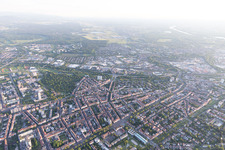 District Weststadt in Karlsruhe in the state Baden-Wuerttemberg, Germany