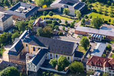 Aerial view of Municipal Music School on Kettenstraße in Bamberg in the state Bavaria, Germany