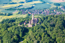 Aerial view of Altenburg in the district Wildensorg in Bamberg in the state Bavaria, Germany