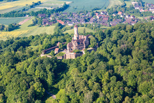 Aerial photograpy of Altenburg in the district Wildensorg in Bamberg in the state Bavaria, Germany