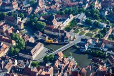 Surveying office at the Bischofsmühlbrücke in Bamberg in the state Bavaria, Germany