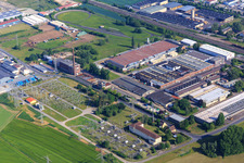 Industrial area Eltmann between A70 and B26 Schaeffler Technologies AG & Co. KG in Eltmann in the state Bavaria, Germany
