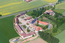 St. John the Baptist Mariaburghausen in the district Mariaburghausen in Haßfurt in the state Bavaria, Germany