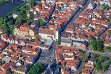 Upper suburb with town hall, town hall Haßfurt in Haßfurt in the state Bavaria, Germany