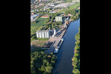 Schmachtenberg industrial area in Zeil am Main in the state Bavaria, Germany