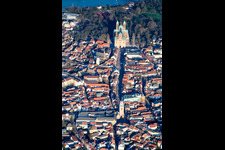 Maximilianstraße from the Altpörtel to Speyer Cathedral in Speyer in the state Rhineland-Palatinate, Germany