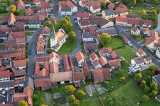 Church building in the village of in Löffelsterzin the state Bavaria, Germany