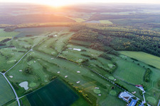 Golf course of the Golf Club Schweinfurt eV in the district Löffelsterz in Schonungen in the state Bavaria, Germany