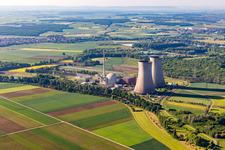Nuclear power plant in Grafenrheinfeld in the state Bavaria, Germany