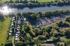 Marina in the district Garstadt in Bergrheinfeld in the state Bavaria, Germany
