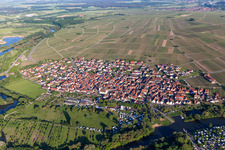 Nordheim am Main in the state Bavaria, Germany out of the air