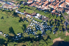 Nordheim am Main in the state Bavaria, Germany from the plane