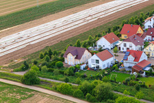 Aerial photograpy of Lower Rappenfeld in the district Mörlheim in Landau in der Pfalz in the state Rhineland-Palatinate, Germany