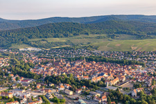 Drone image of Wissembourg in the state Bas-Rhin, France