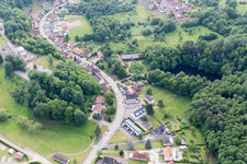 Aerial photograpy of Weiler in the state Bas-Rhin, France