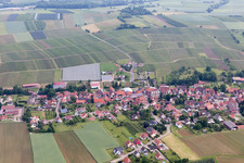 Steinseltz in the state Bas-Rhin, France out of the air
