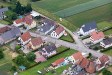 Schleithal in the state Bas-Rhin, France out of the air