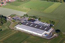 Building and production halls on the premises of Isri-france in Preuschdorf in Grand Est, France