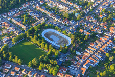 Track cycling race track Dudenhofen in Dudenhofen in the state Rhineland-Palatinate, Germany