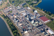 Aerial photograpy of Harbor in Lauterbourg in the state Bas-Rhin, France