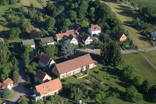 Steinseltz in the state Bas-Rhin, France out of the air