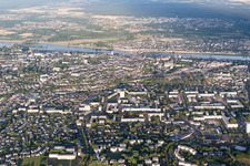 Blois in the state Loir et Cher, France from a drone