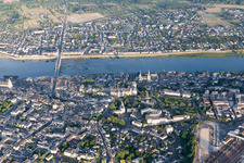 Oblique view of Blois in the state Loir et Cher, France