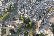 Drone image of Blois in the state Loir et Cher, France