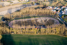 Sand track of the Motorsportclub Altip eV in Altrip in the state Rhineland-Palatinate, Germany