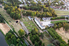 Menars in the state Loir et Cher, France from the drone perspective