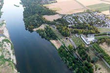 Menars in the state Loir et Cher, France from a drone