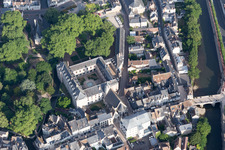 Drone image of Vendôme in the state Loir et Cher, France