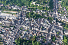 Vendôme in the state Loir et Cher, France seen from a drone