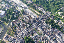 Aerial view of Vendôme in the state Loir et Cher, France