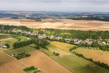 Saint-Rimay in the state Loir et Cher, France from the plane