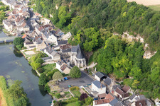 Drone image of Saint-Rimay in the state Loir et Cher, France