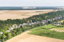 Saint-Rimay in the state Loir et Cher, France from above